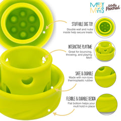 Messy Mutts Puzzle Champignon fond plat anti-fuite pour remplissages propres