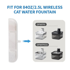 Mestrol préfiltre éponge DownyPaws, réduction des résidus et débris.