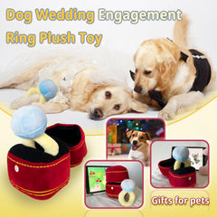 Mewcho jouet mariage pour chien, stimule l'amusement et le confort lors des fêtes