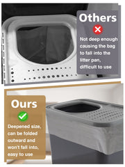 Matériau PE épais MEWTOGO, liner durable et anti-déchirure.