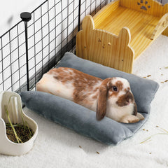 Lit MEWTOGO lapin, taille 15,7 x 14 po adaptée aux petits compagnons.
