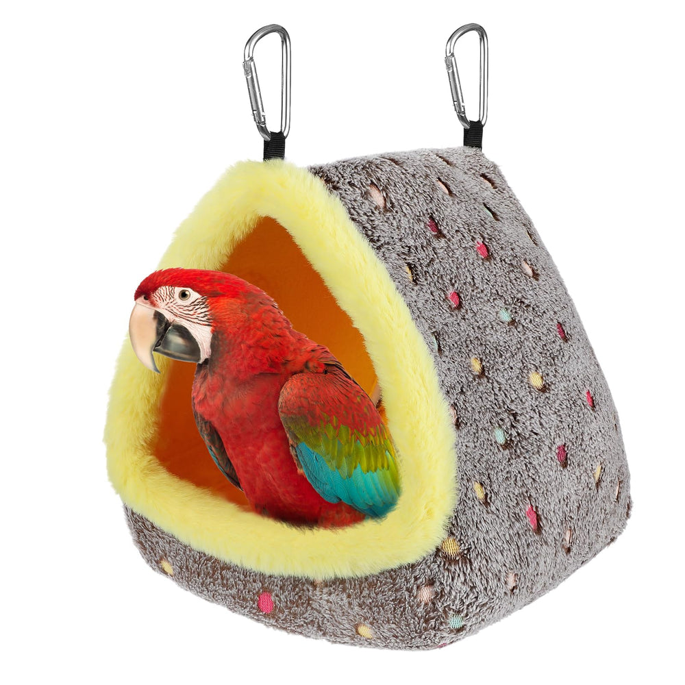 Nid MEWTOGO pour cage avec plateau de soutien, stabilité assurée pour gros oiseaux.