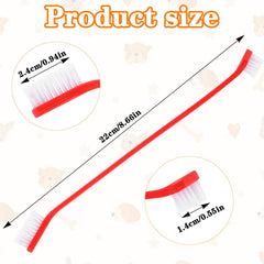 Brosse Meyeyaia chien double tête et petite tête, adaptée aux petites bouches.