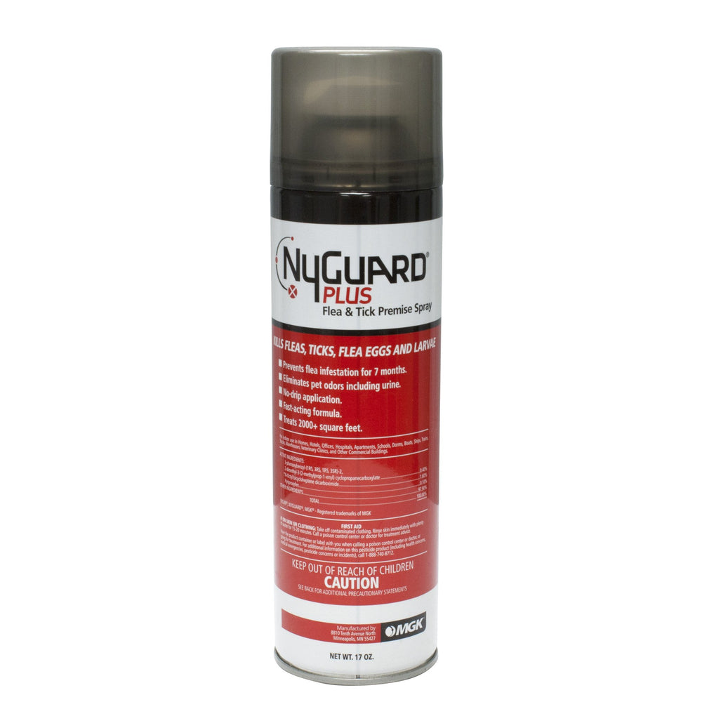 MGK NyGuard Plus aérosol puces et tiques intérieures, efficacité durable et neutralisation des odeurs