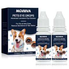 Mgviiiva gouttes cataracte chien — bouteille pour confort oculaire durable.