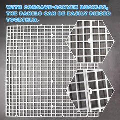 Kit de 8 couvercles MHLLGN pour plusieurs bacs d’aquarium.