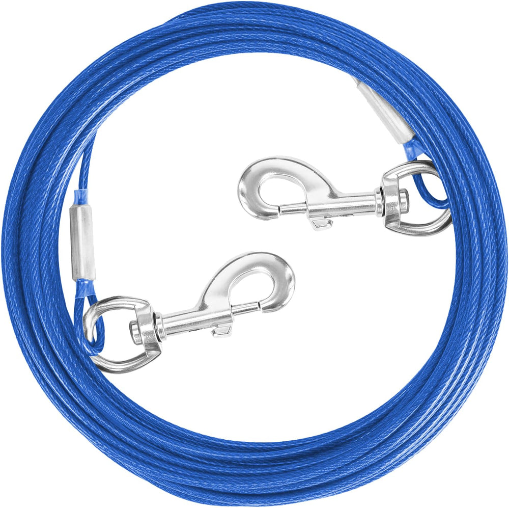 Mi Metty câble-tie-out chien 10ft, robuste et sûr pour sorties quotidiennes