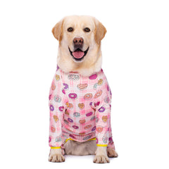 Miaododo combinaison recuperation chien, coton doux, protege ventre et apaise le stress eventuel.