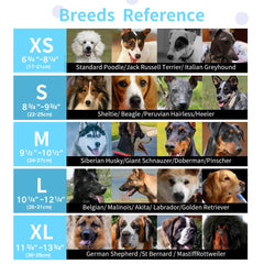 Sangles reglables Miavers muserolle, ajustement facile pour tous les chiens