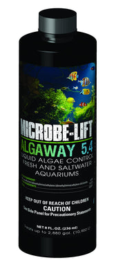 Algaway 5.4 de MICROBE-LIFT, bouteille prête à l’emploi, clarifie l’eau et élimine les algues