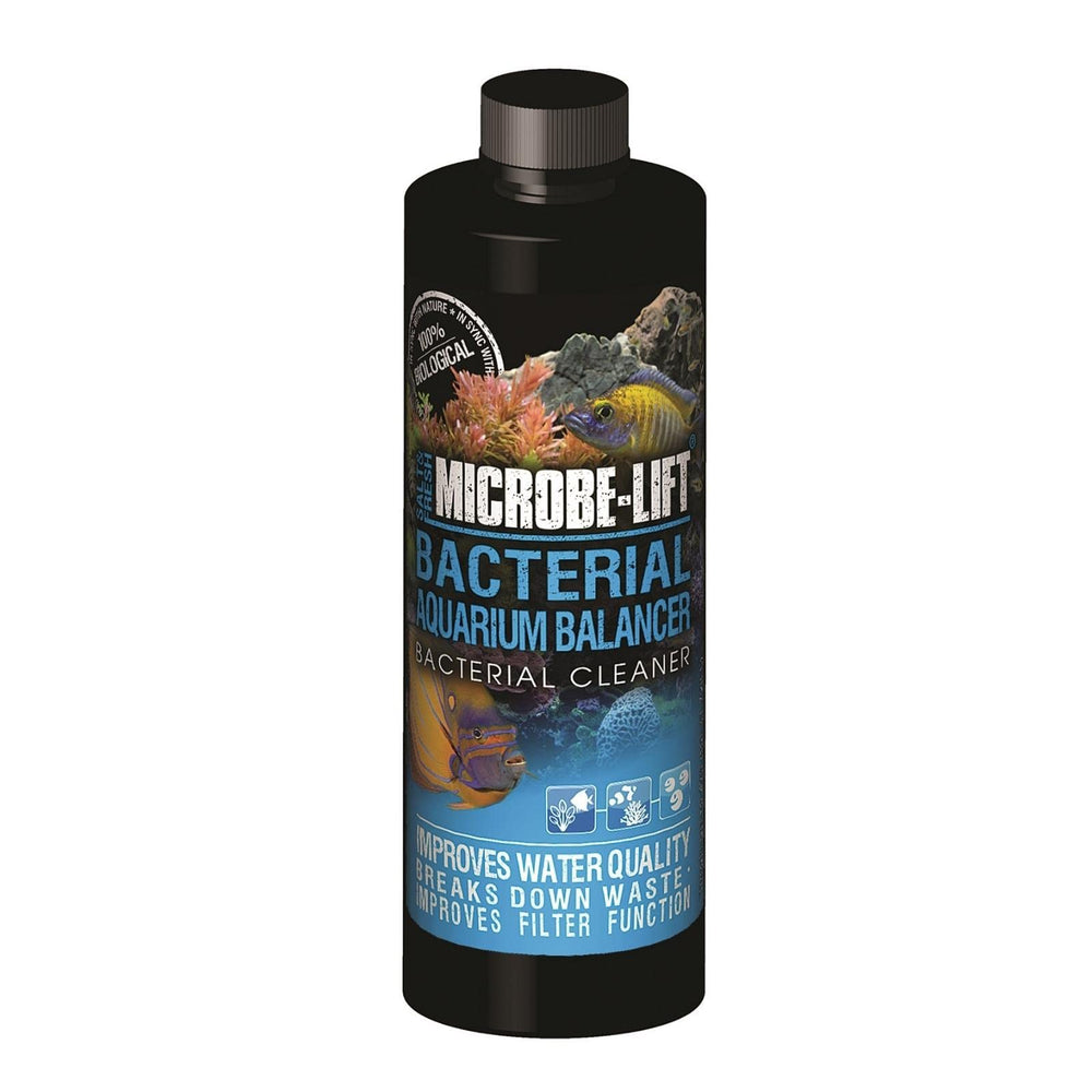 Microbe-Lift balance-bouteille-verser, versement pour réduire les déchets et améliorer l’eau de l’aquarium.