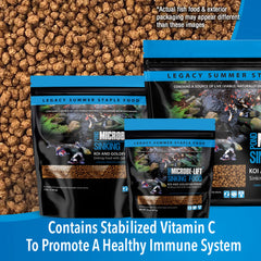 Microbe-Lift pellets nouveaux poissons, alimentation adaptée pour l’introduction.