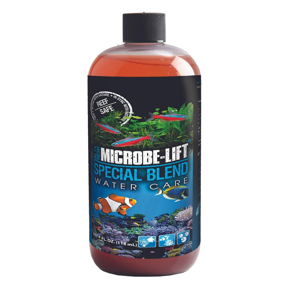 MICROBE-LIFT Special Blend – flacon prêt pour le traitement d’aquarium et eau plus claire.