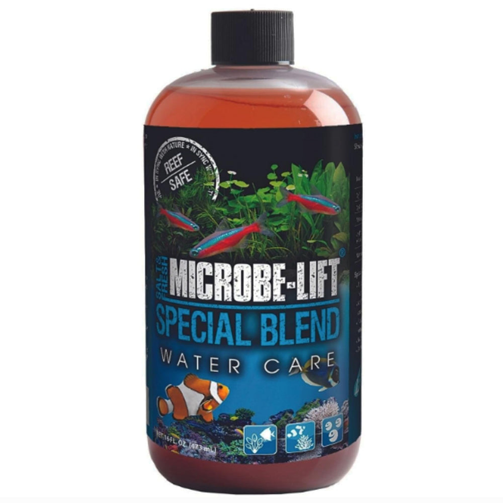 MICROBE-LIFT Special Blend: bouteille de traitement prête à l’emploi pour aquariums.