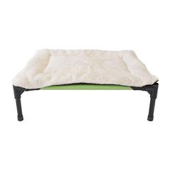 Midlee surmatelas microfleece pour lit-cot chien XL, chaleur douce pour l'hiver.