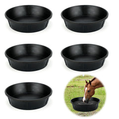 Midollarle gamelle caoutchouc lourde 3 gal idéale pour nourrir cheval