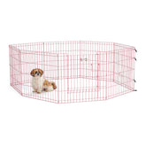 MidWest Enclos d'exercice 24 pouces – ouverture facile pour accès rapide au chien.