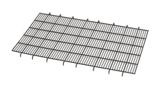 MidWest grille plancher pour boite chien elevee, confort et propreté accrus.