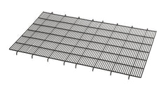 MidWest Grille plancher caisse chien elevée – meilleure circulation d'air et propreté.
