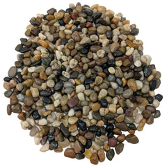 Cailloux polies Midwest Hearth avec couleurs variées pour terrariums et décorations intérieures
