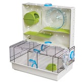 MidWest Homes for Pets Arcade Hamster : maison arcade lumineuse avec espace multi-niveaux.