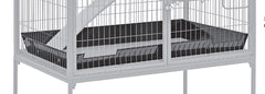 Barrie8re infe9rieure universelle pour cages MidWest Homes for Pets, réduction des de9bris et entretien simplifie9.