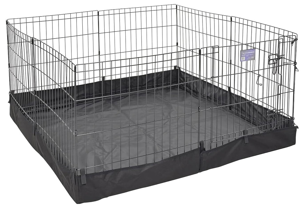 MidWest Homes for Pets – base-tissu-pvc carré, facile à nettoyer et stable.