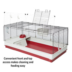 Midwest Homes for Pets Deluxe cage xl – extension 158WEX compatible pour agrandir l’habitat.