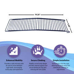 MidWest – échelle Ferret Nation robuste et durable pour cages actives.