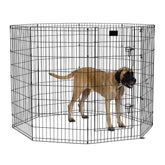 MidWest Homes for Pets – parc d’exercice 48 pouces, panneaux connectés, espace sûr pour chiens.