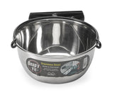 Bol Snap’y Fit en inox de MidWest Homes for Pets monté sur cage, repas stable et pratique