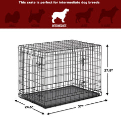 Cage Ultima Pro 36 pouces, pliable rapidement pour rangement.