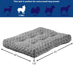 MidWest Homes for Pets XS QuietTime Deluxe fond anti-dérapant pour sols sécurisés