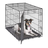 MidWest iCrate 30 pouces porte-simple: accès facile et sécurité pour chien moyen.