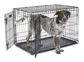 MidWest iCrate porte-double: accès facile et sécurité renforcée pour votre chien.