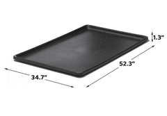 Plateau en polypropylène MidWest, résistant aux odeurs et durable.