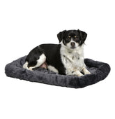 MidWest QuietTime lit chien gris avec bolsters, confort douillet pour petites races.