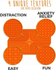 Mighty Paw Lick Pad avec ventouses fortes assure une fixation sécurisée.