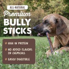 Mighty Paw Bully Sticks emballage pratique, réutilisable.