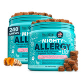 Mighty Paw Waggables pack allergie-immunité 2x: soutien immunitaire potentiel pour chiens.
