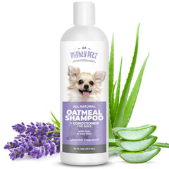 Mighty Petz shampooing-chien bouteille 16oz, soin hydratant pelage sain.