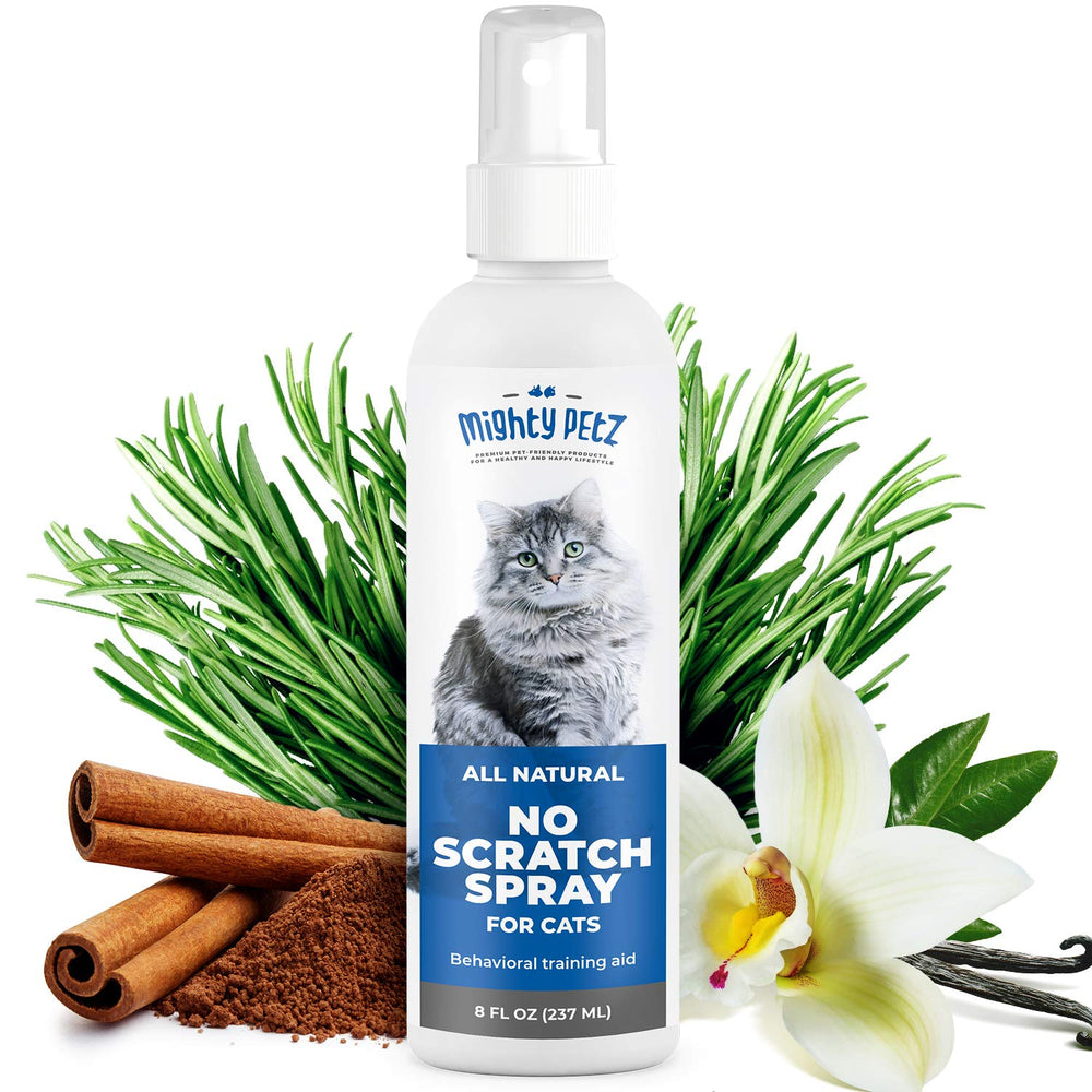 Mighty Petz spray anti-griffure — flacon pratique pour protéger les meubles.
