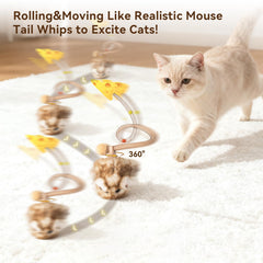 Migipaws MigiMouse : rotation 360°, mouvement attractif pour votre chat