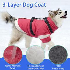 MIGOHI manteau thermique triple couche, isolation efficace contre le vent.