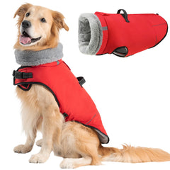 Mihachi manteau chien grand avec harnais intégré pour promenades faciles.