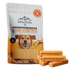 MILANTAILS Fromage yak Himalaya, morceaux larges pour mâcheurs puissants et satisfaits.