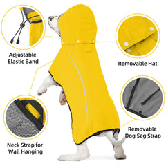 Mile High Life imperm chien jaune, trou-dos-laisse pour connexion facile