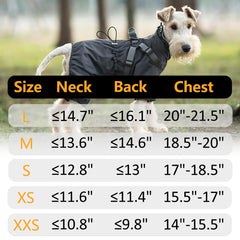 Mile High Life imperméable chien, protection complète contre pluie et boue.