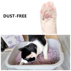 MILIFUN Litière Tofu pour chat : granulaires déodorants qui purifient l'air et neutralisent les odeurs.