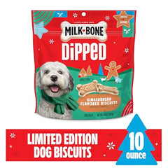 Milk-Bone biscuit enrobage vanille-yogourt, saveur festive.